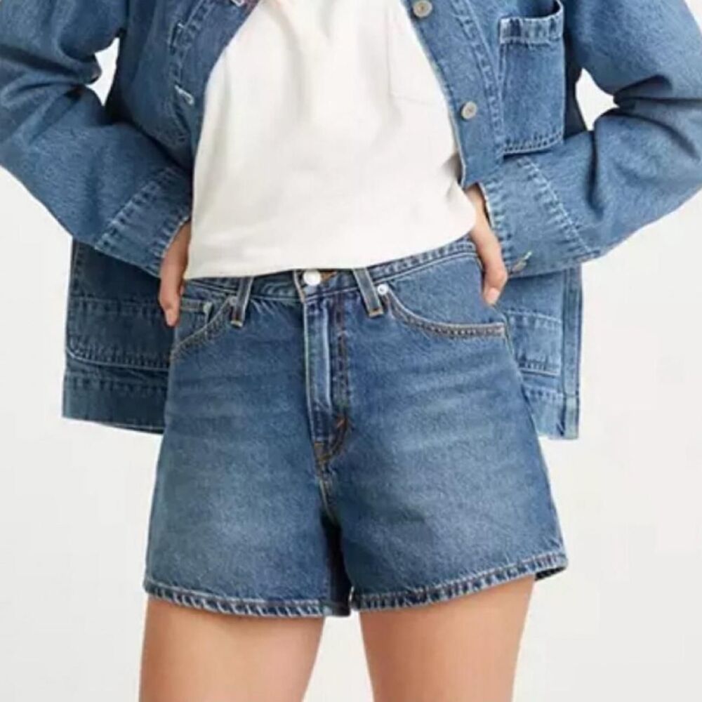 Levi's Premium 80s Mom High Waisted Shorts Size 25